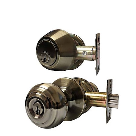 Kenaurd Kenaurd:Combo Lockset G3 Antique - SC1 KBL01-AB-SC1-VP